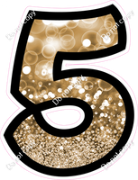 BB 18" Individuals - Gold Bokeh