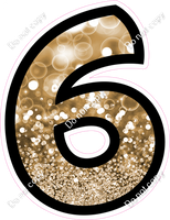 BB 18" Individuals - Gold Bokeh