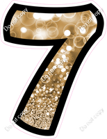 BB 18" Individuals - Gold Bokeh