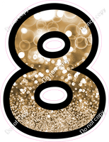 BB 18" Individuals - Gold Bokeh