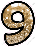 BB 18" Individuals - Gold Bokeh