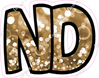 BB 18" Individuals - Gold Bokeh