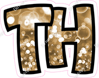 BB 18" Individuals - Gold Bokeh