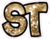 BB 18" Individuals - Gold Bokeh