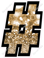 BB 18" Individuals - Gold Bokeh