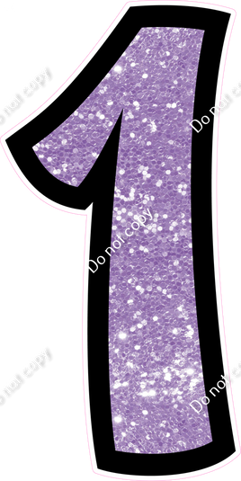 BB 47" Individuals - Lavender Sparkle