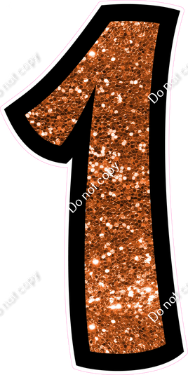 BB 47" Individuals - Orange Sparkle