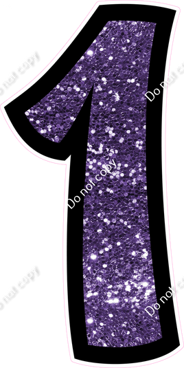 BB 47" Individuals - Purple Sparkle