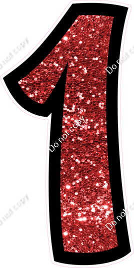 BB 47" Individuals - Red Sparkle