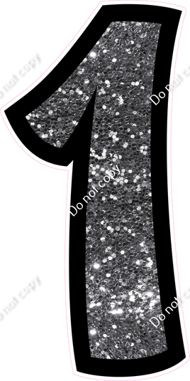 BB 47" Individuals - Silver Sparkle