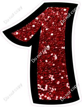 BB 30" Individuals - Crimson Sparkle 1