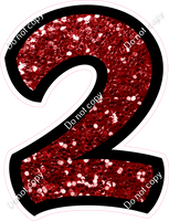 BB 30" Individuals - Crimson Sparkle 2