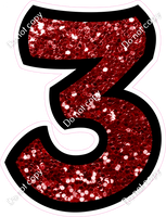 BB 30" Individuals - Crimson Sparkle 3