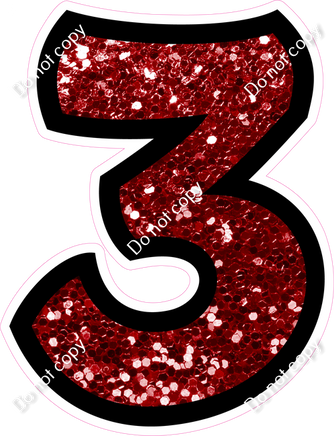 BB 30" Individuals - Crimson Sparkle 3
