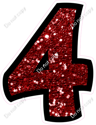 BB 30" Individuals - Crimson Sparkle 4