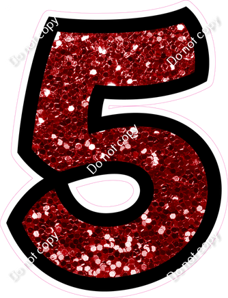BB 30" Individuals - Crimson Sparkle 5