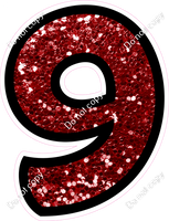 BB 30" Individuals - Crimson Sparkle 9