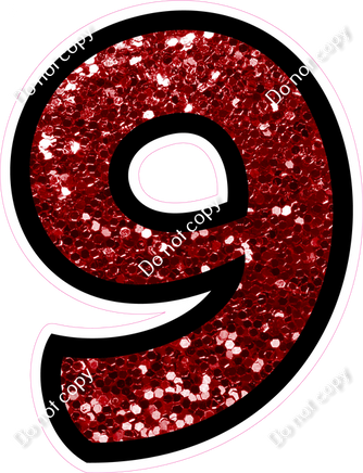 BB 30" Individuals - Crimson Sparkle 9