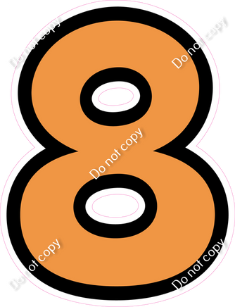 BB 30" Individuals - Flat Amber 8