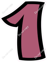 BB 30" Individuals - Flat Mauve 1