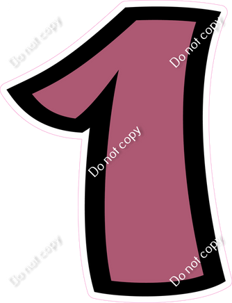 BB 30" Individuals - Flat Mauve 1