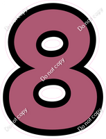 BB 30" Individuals - Flat Mauve 8