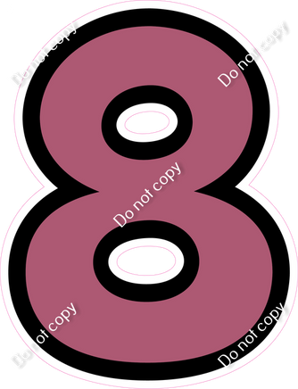 BB 30" Individuals - Flat Mauve 8