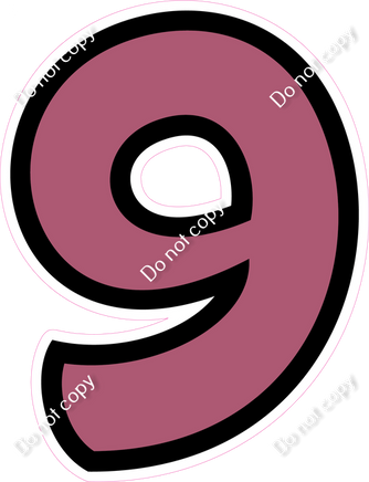 BB 30" Individuals - Flat Mauve 9