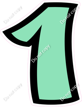 BB 30" Individuals - Flat Sea Foam 1