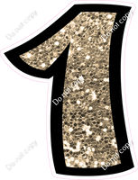 BB 30" Individuals - Khaki Sparkle 1