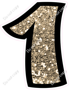 BB 30" Individuals - Khaki Sparkle 1