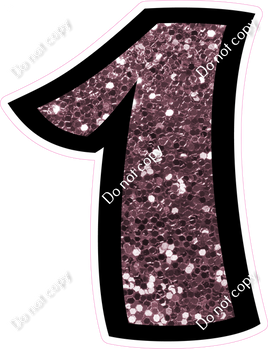 BB 30" Individuals - Mauve Sparkle 1