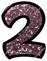 BB 30" Individuals - Mauve Sparkle 2