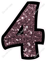 BB 30" Individuals - Mauve Sparkle 4