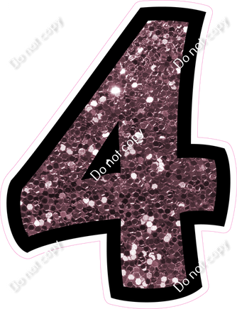BB 30" Individuals - Mauve Sparkle 4