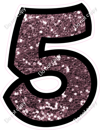 BB 30" Individuals - Mauve Sparkle 5