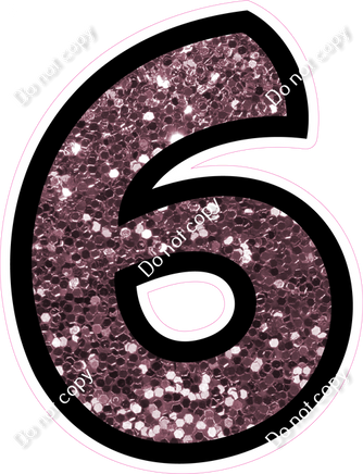 BB 30" Individuals - Mauve Sparkle 6