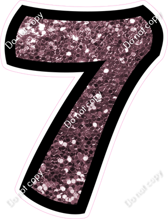 BB 30" Individuals - Mauve Sparkle 7