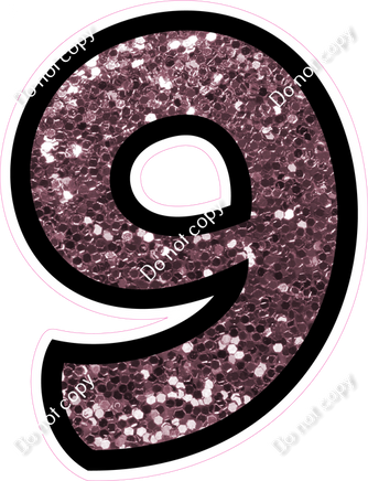BB 30" Individuals - Mauve Sparkle 9