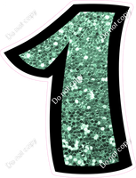 BB 30" Individuals - Sea Foam Sparkle 1