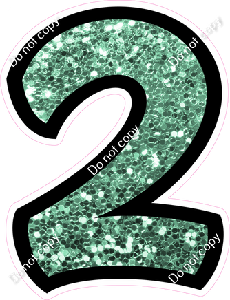 BB 30" Individuals - Sea Foam Sparkle 2