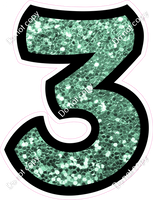 BB 30" Individuals - Sea Foam Sparkle 3