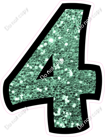 BB 30" Individuals - Sea Foam Sparkle 4