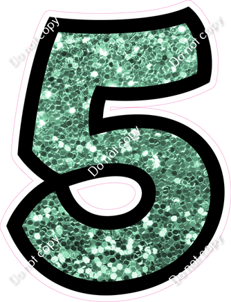 BB 30" Individuals - Sea Foam Sparkle 5