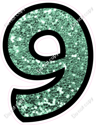 BB 30" Individuals - Sea Foam Sparkle 9