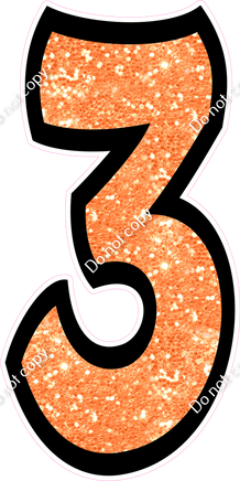 BB 47" Individuals - Amber Sparkle 3