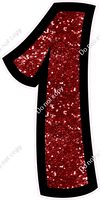 BB 47" Individuals - Crimson Sparkle 1