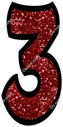 BB 47" Individuals - Crimson Sparkle 3