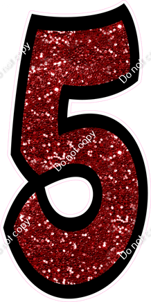BB 47" Individuals - Crimson Sparkle 5