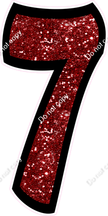BB 47" Individuals - Crimson Sparkle 7